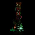 WATER PIPE GLOW IN DARK WHIMSICAL 3D OCTOPUS MONSTER WP25063 1CT